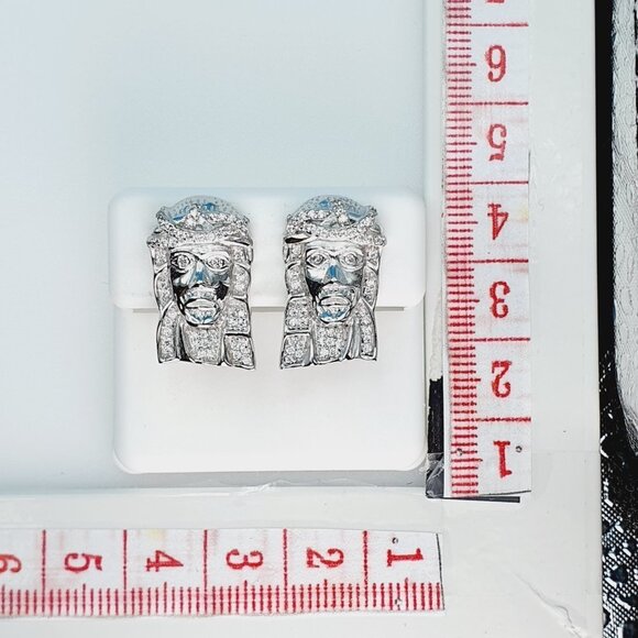 "925 Sterling Silver Cubic Zirconia Earrings, U19254808 - Picture 4 of 11